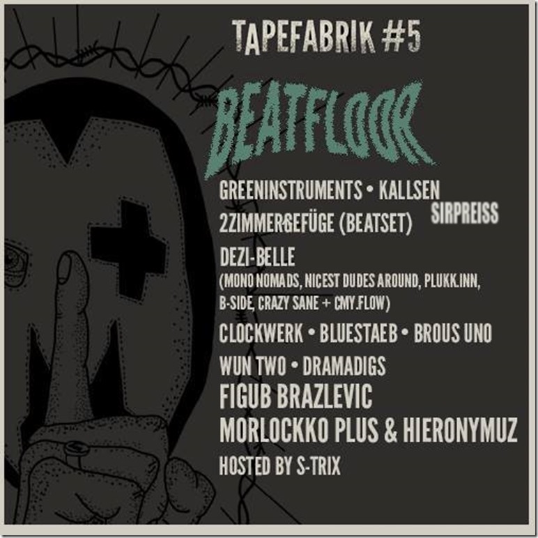Tapefabrik 2015 Beatfloor Flyer