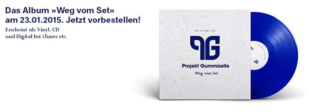 Projekt Gummizelle - Weg vom Set (Bestellflyer)